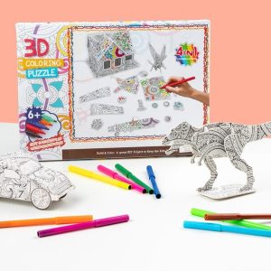 3D-figurer att Färglägga – Spralla