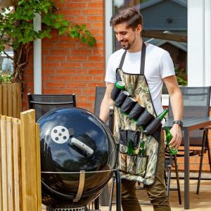 Grillförkläde med Ölbälte