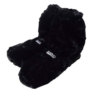 Hot Feet Värmetofflor Deluxe – Svart