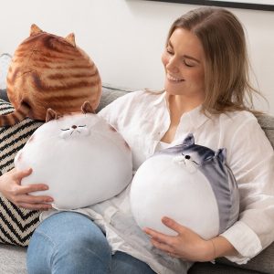 Knubbig Katt-kudde