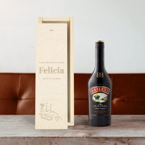 Likör i graverad låda – Baileys Original