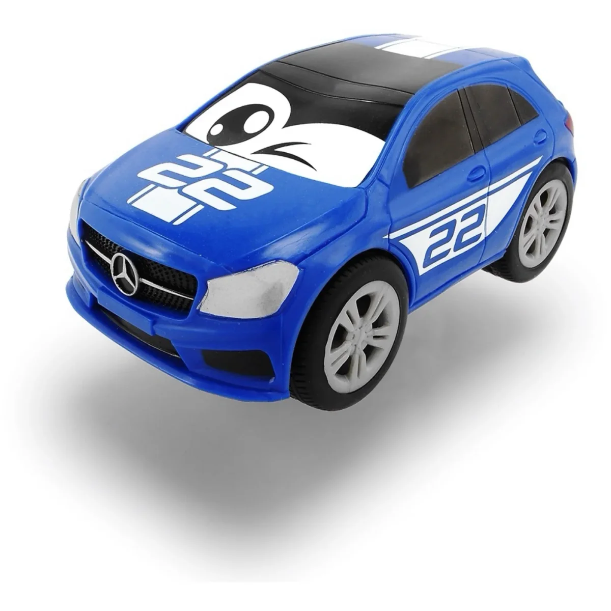 Mjuk bil från 12 månader – Mercedes – Squeezy – Dickie Toys (Blå)