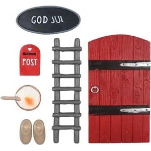 Nissedörr – Kit – 6 delar – Röd