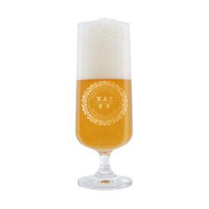 Ölglas med gravyr – Circle