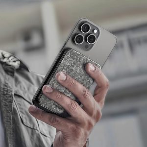 Powerbank med Qi-laddning, 5000 mAh