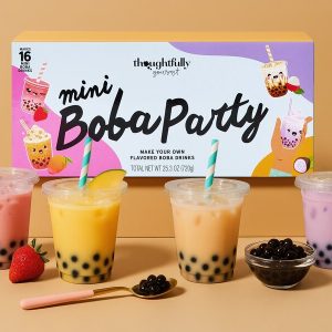 Presentlåda med Mini Boba Tea – Thoughtfully