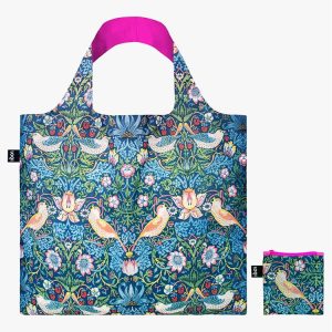 Shoppingkasse med konstmotiv, William Morris – The Strawberry Thief