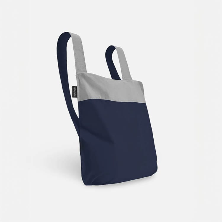 Shoppingkasse och ryggsäck Notabag, Original Mörkblå