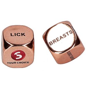 Shots Love Dice Rosé Gold Tärningsspel
