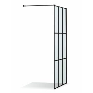 Skärmvägg Solo Cube Svart, Duschbyggarna