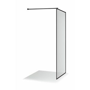 Skärmvägg Solo Frame, Svart Duschbyggarna