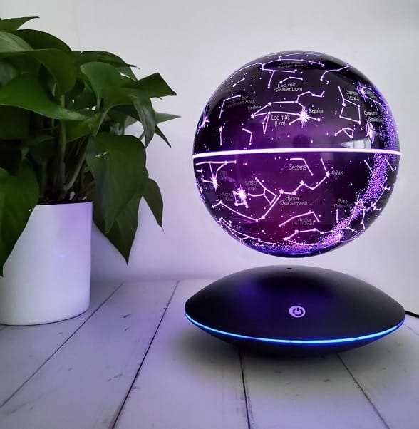 Svävande GalaxGlob – RGB anti-gravitations nattlampa