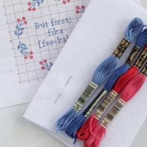 Broderikit korsstygn (nybörjare)