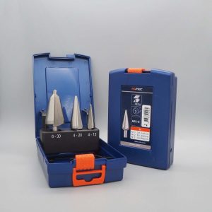 Koniskt metallborr | HSS-G | sats 3 delar